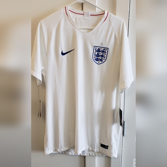 Nike Other - Nike England Men Large 2018 World Cup White Authentic National Soccer Jersey